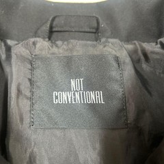 NOT CONVENTIONAL Black Outerwear L Size Men’s Fashion