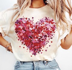 🩷Hearts Love Cupid Hearts Custom Unisex T-Shirt Top Tee Size S-3XL