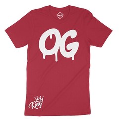 Urban Hip Hop Design Style Black Men’s T Shirt OG King Graffiti Graphic Tees