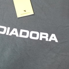 Diadora Shirt Mens Small Green Soccer Logo Outdoor Sports Exercise Gym Run New