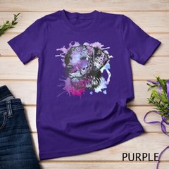 Golden Retriever Vintage Watercolor Dog Portrait Women Mom Unisex T-shirt