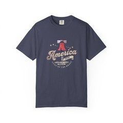 America Liberty Bell Graphic T-Shirt | Patriotic Comfort Colors Tee
