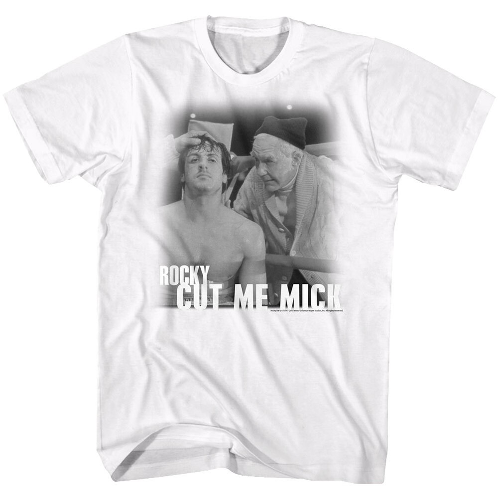Rocky Movie Rocky Balboa In Ring Round 14 Cut Me MICK Men’s T Shirt