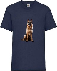 Alsatian Dog Pet Family Novelty T Shirt Various Colours And Sizes