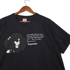 Supreme SS17 Mean Tee Black Large Marvelous Clothes Graphic Skateboard T-Shirt