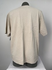 Elite Mens T-Shirt Beige/Multi Size M Legends Embellished Graphic Print Cotton