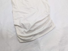 Salt Murphy Julian Top Shirt Mens Medium Sleeveless White Striped