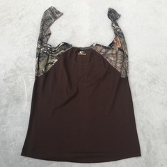 Vintage Mossy Oak Outdoors Break Up Country Camo Thermal Shirt Hunting Mens XL