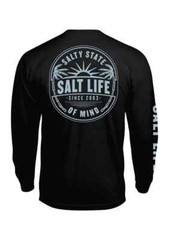 Salt Life Sunrise Palms Long Sleeve T-Shirt Men’s Size XL X-Large Black NEW NWT