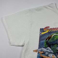 Street Fighter II Graphic T-Shirt White Retro Gaming 1991 Men’s M Double Sided
