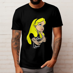ALICE IN WONDERLAND TATTED T-Shirt | Disney Animated Film Tee | Jack Daniels Top