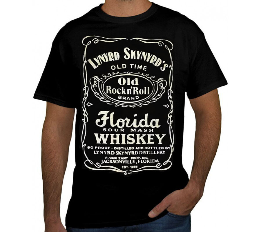LYNYRD SKYNYRD’S Southern Rock Group Black T Shirt