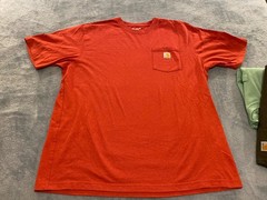 Lot of 4 Carhartt Men’s XL Tall Loose Fit Pocket T-Shirts, Men’s Work Wear