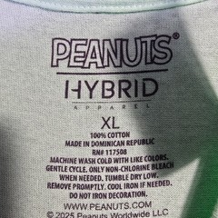 Peanuts® Hiking Snoopy t shirt Men XL Green Charlie Brown Classic Camping NWT