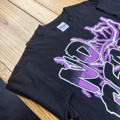 Vintage 90’s No Fear Lightning Graphic Black T-Shirt Men’s Large Single Stitch
