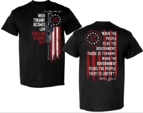 2nd Amendment T-Shirt ‘Tyranny’ Tee
