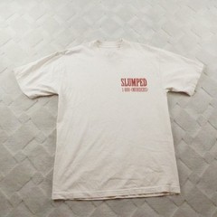 Slumped Boyz T-Shirt ” We Don’t Call The Laws” Tee Mens Small Cream