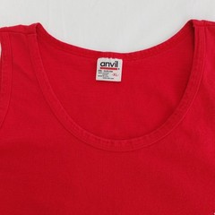 Vintage Anvil YMCA Aquatic Staff Tank Top 100% Cotton Made In USA Size XL
