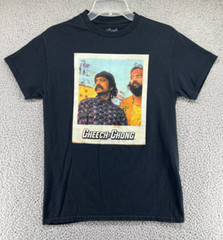 Cheech & Chong Shirt Mens S Black Graphic Screen Print Adult