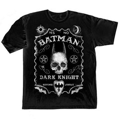 Adult Black DC Comics Superhero Dark Knight Batman Ouija Board Game T-Shirt Tee