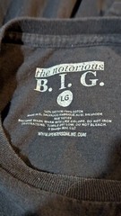 NOTORIOUS BIG & PUFF DADDY TEE SHIRT BLACK Medium B.I.G. Diddy