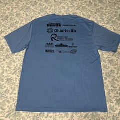 2019 5th Annual Shawshank Hustle Large Shawshank Redemption Inmate Shirt *Nice*