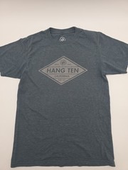 Hang Ten T Shirt Men Small Gray Graphic Tee.#43954