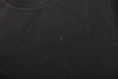 Manvoure Men’s The Essential Slim Fit Cotton Tee DH3 Jet Black Medium NWT