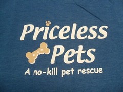 Medium Priceless Pets A No Kill Shelter Next Level Brand ￼ Shirt