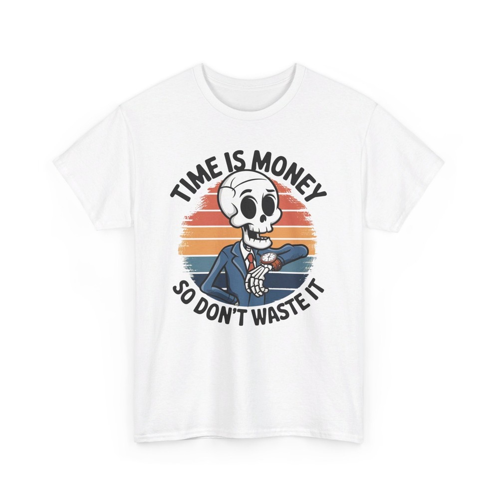 Time is Money, Business Man Graphic Print Shirt, Gig Worker, UberEats, DoorDash