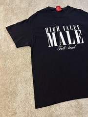 Full Send Shirt Mens Large Black High Value Male Graphic Tee T-Shirt Honduras