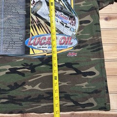 Lucas Oil Dirt Track Outlaw Late Model Dirt Track Racing Shirt Camo Size Large