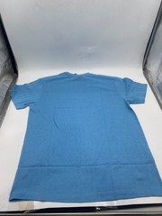 PACIFIC POLO CLUB MEN’S SHORT SLEEVE TEE SHIRT – SIZE: MEN L – CYAN