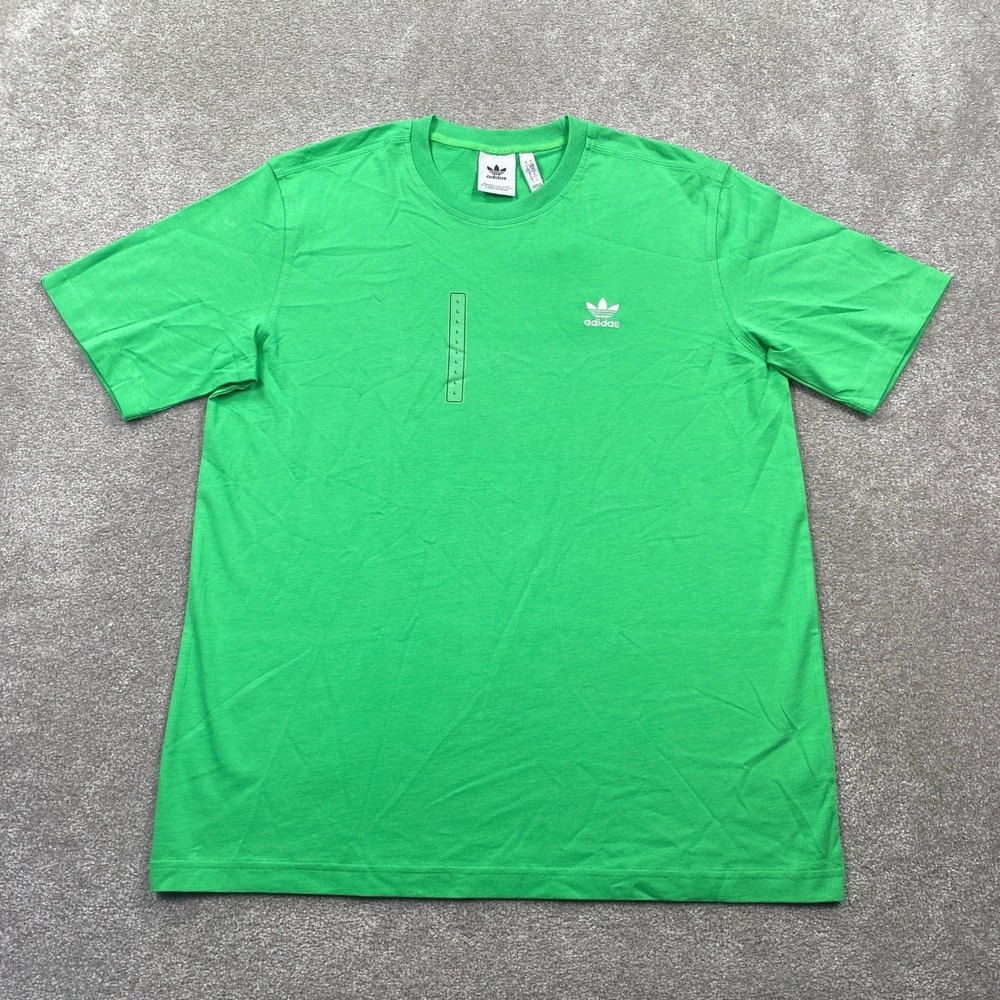 Adidas Trefoil Essentials Tee Energy Green Men’s Size L NWT