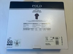 New 3 Pack, Polo Ralph Lauren Men’s Black Slim Fit Crew-Neck T-Shirts Size XL