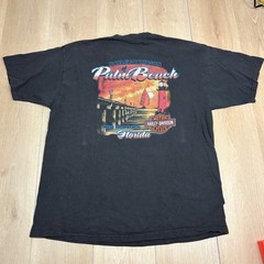 Vintage Harley-Davidson 105th Anniversary T-Shirt Palm Beach Florida Black 2008
