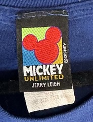 Vintage Disney Mickey Minnie Goofy Daisy Friends Fall Harvest Shirt Mens L Blue