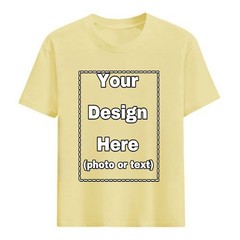 Custom Adult T-Shirt – Front & Back Print with Your Image – Personalized Design