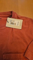 PETER MILLAR Crown Men’s Lava Wash Pocket Tee Color Clay Rose Size Small