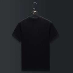New Men Diamond Rhinestones Fashion Black White Gothic T-Shirt High Quality
