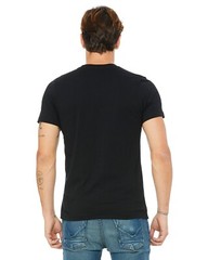 Bella + Canvas 3001C 4XL Black Cotton Jersey Tee Unisex Tshirt For Men and Women
