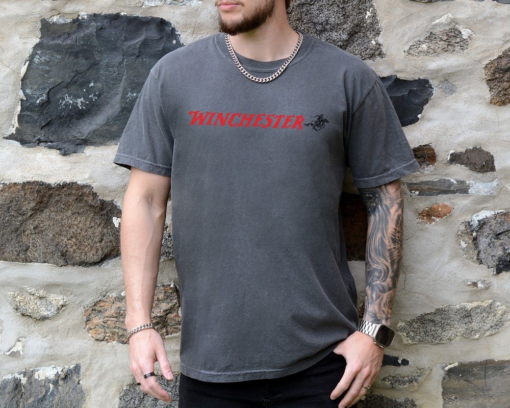 Winchester T-Shirt 2nd Amendment Guns Firearms on Premium Comfort Colors Tee