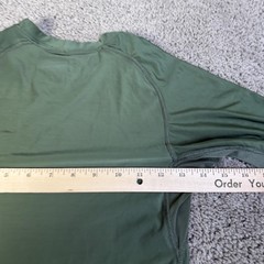 5.11 Tactical Shirt Mens M Green Base Layer Athletic Crewneck Polyester Spandex