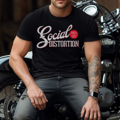 Social Distortion Since 1979 Punk Rock Band T-Shirt Black S-3XL