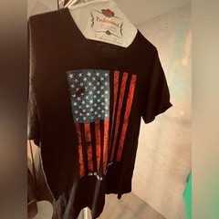 Vintage Seal Team TeeShirt – L – red black white – Military Teeshirt shortsleeve