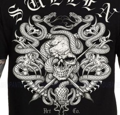 Sullen Art Collective Bones Badge Premium SCM7273 Short Sleeve T-shirt For Men
