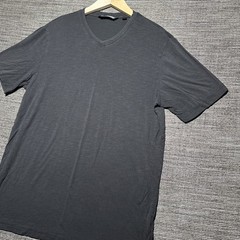 Travis Mathew Shirt Men’s Large Black V Neck Short Sleeve