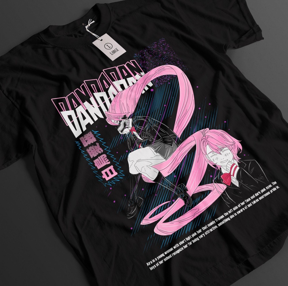 Dandadan T-shirt Okarun Shirt Momo Seiko Ayase Top Aira Turbo Granny Unisex Tee