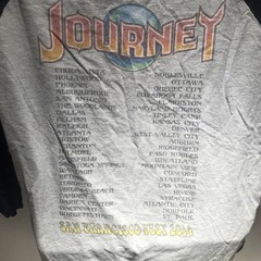 Journey San Francisco Fest Baseball Style Shirt Some Damage As Shown 2014