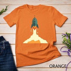 Space Rocket Astronaut T-Shirt Astronomy Exploration Unisex T-shirt